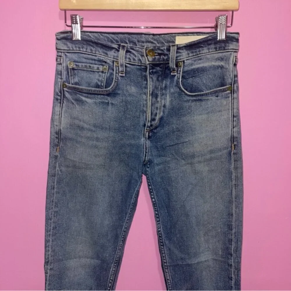 rag & bone Jeans Men's Size 30 Brighton Wash Fit‎ 2 Slim Button Fly Denim